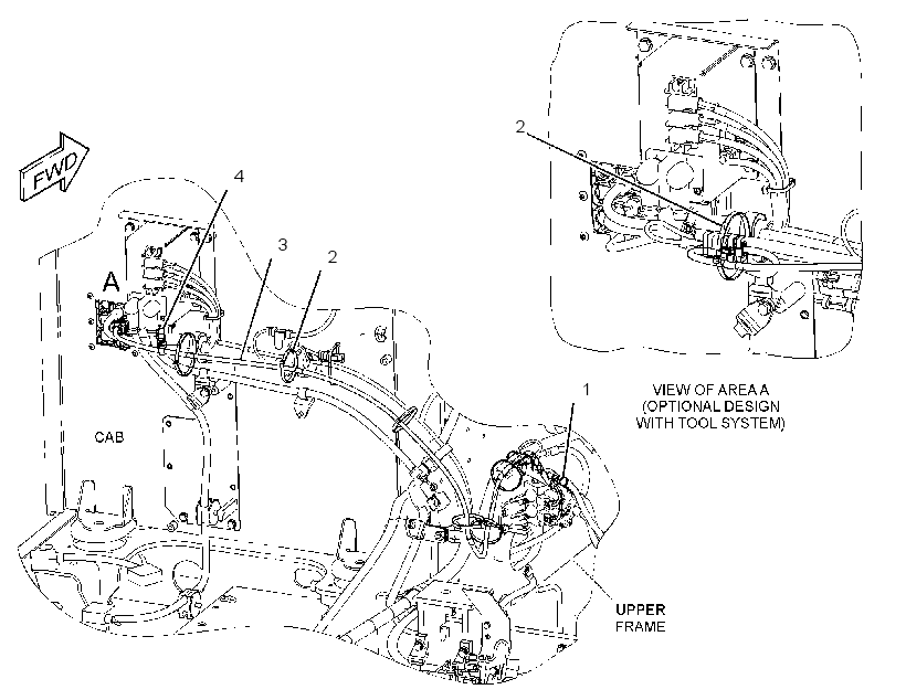 WIRING GP-MEDIUM PRESSURE 3423307 CAT