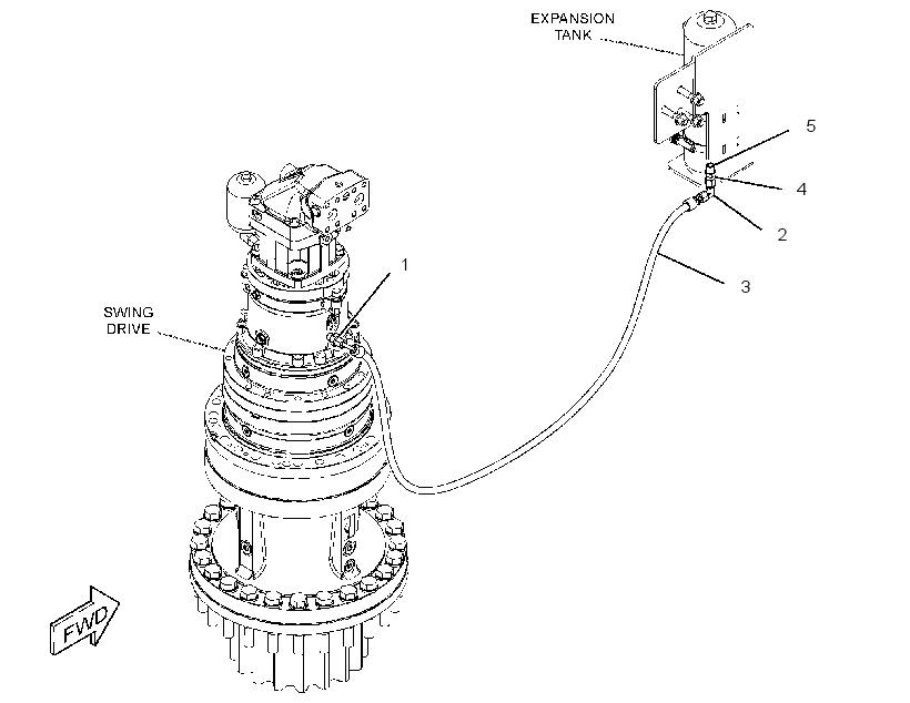 LINES GP-EXPANSION TANK 3957583 CAT