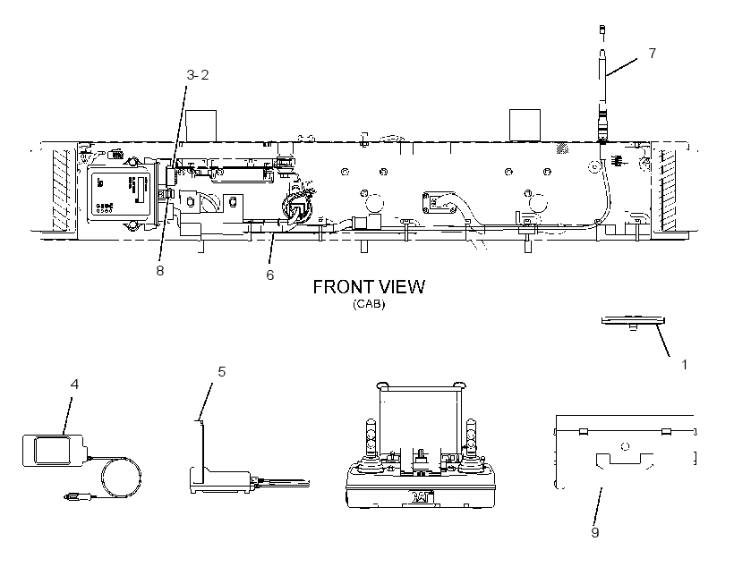 KIT-REMOTE CONTROL 4248729 CAT