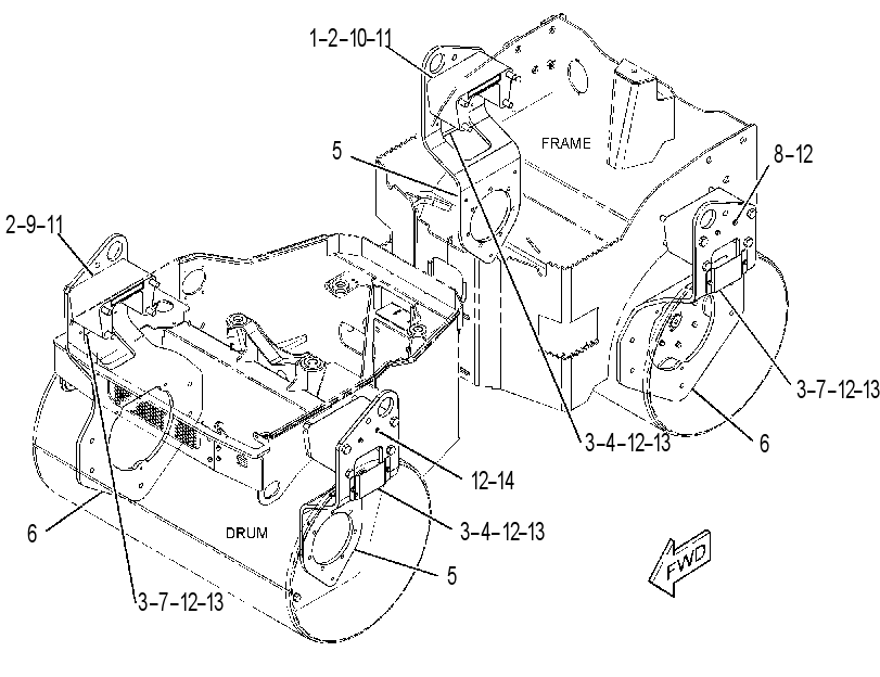 SUPPORT GP-MOTOR 3642362 CAT