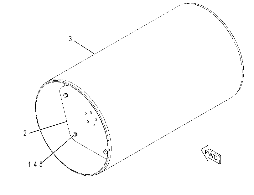 DRUM GP-COMPACTOR 3615812 CAT
