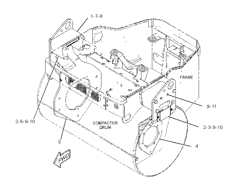 SUPPORT GP-MOTOR 3676493 CAT