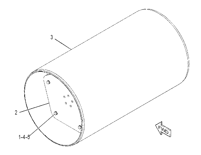 DRUM GP-COMPACTOR 3615810 CAT