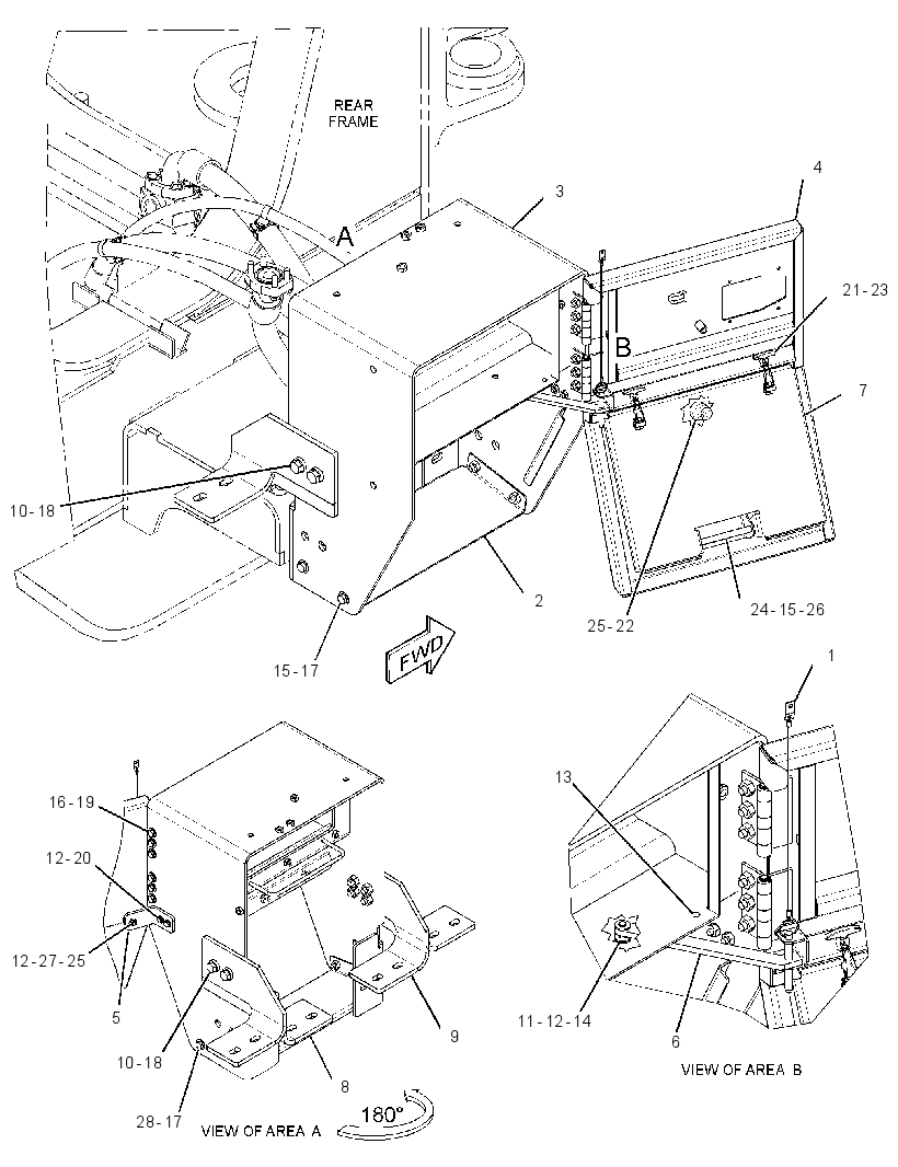 ENCLOSURE GP-SERVICE CENTER 3228835 CAT