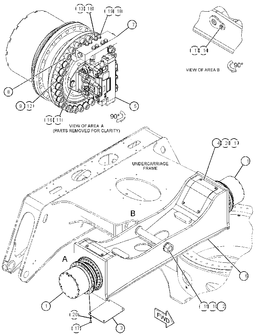 AXLE AR-REAR 3957153 CAT