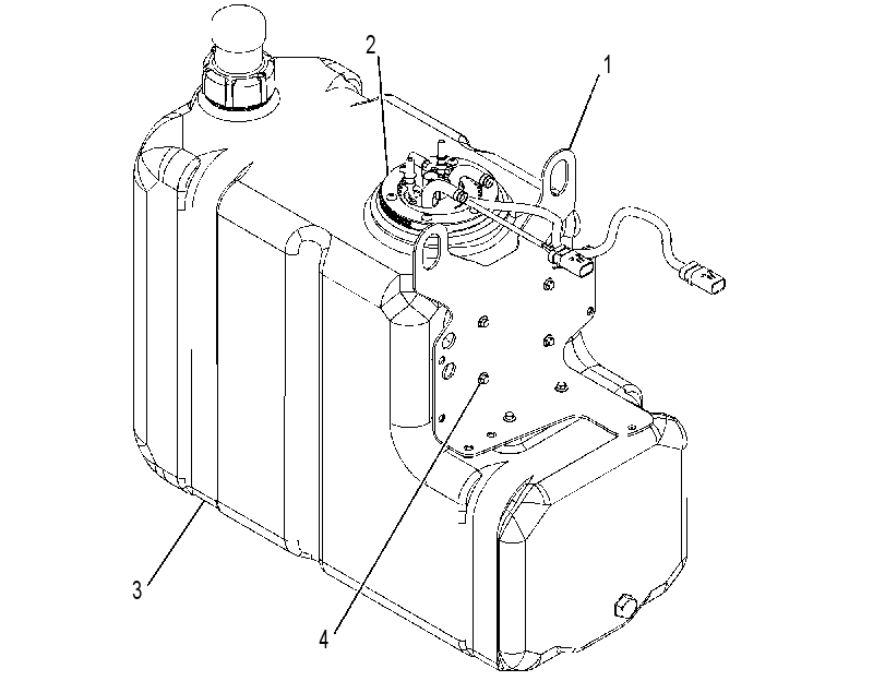 Бак AdBlue 3892645 CAT