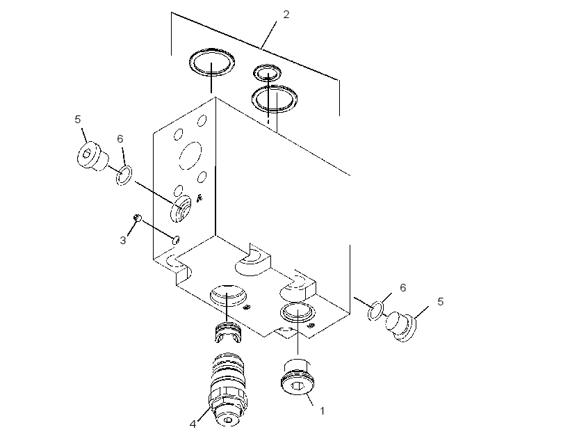 VALVE GP-MANIFOLD & RELIEF 3980193 CAT