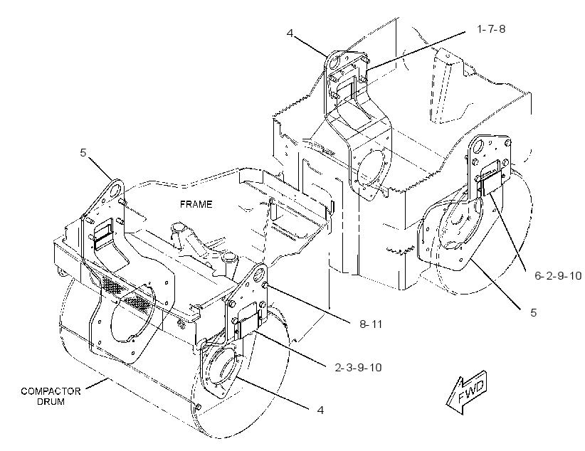 SUPPORT GP-MOTOR 3642360 CAT