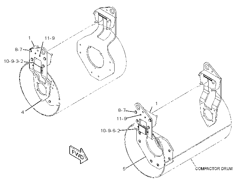 SUPPORT GP-MOTOR 3676492 CAT