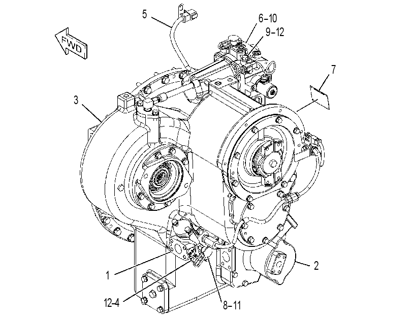 TORQUE CONVERTER & UPDRIVE AR 3799915 CAT
