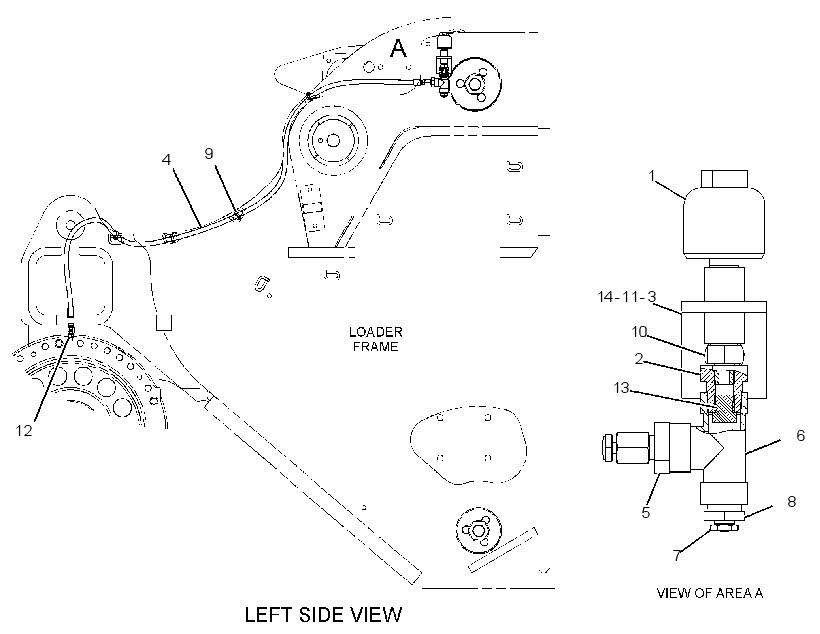 LINES GP-AXLE VENT 4173518 CAT