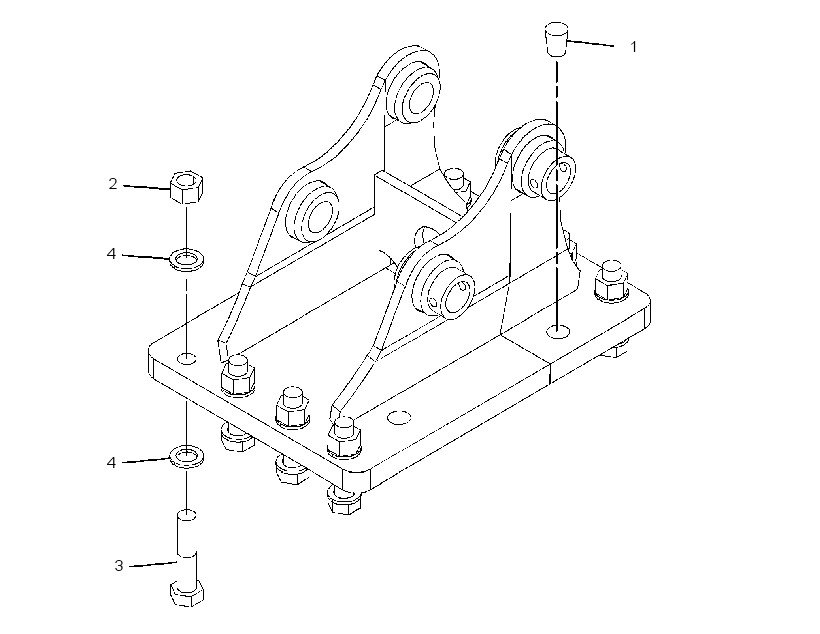 MOUNTING GP-WORK TOOL 4387184 CAT