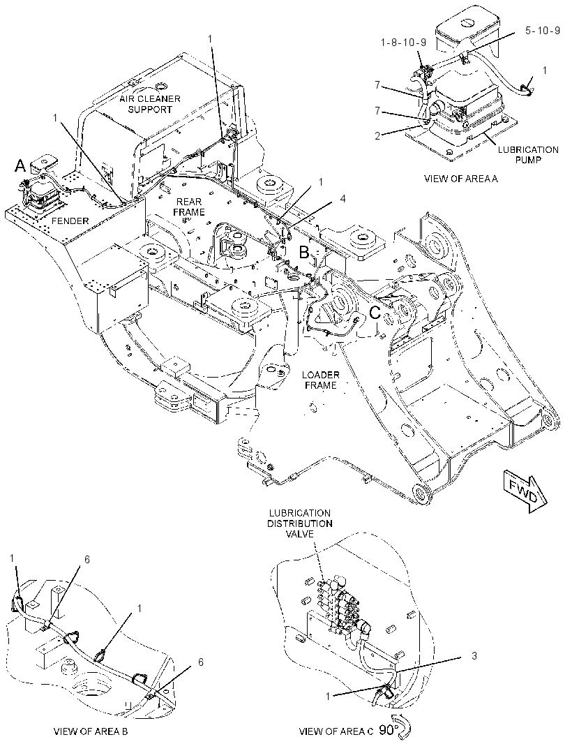 WIRING GP-AUTOLUBE CONTROL 4222858 CAT