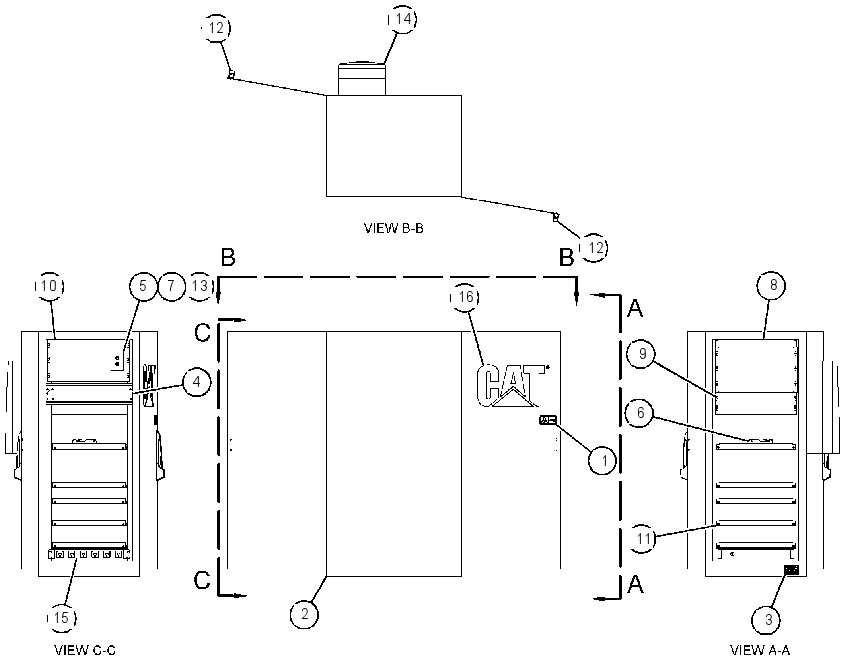 ENCLOSURE GP-ELECTRICAL 3242068 CAT