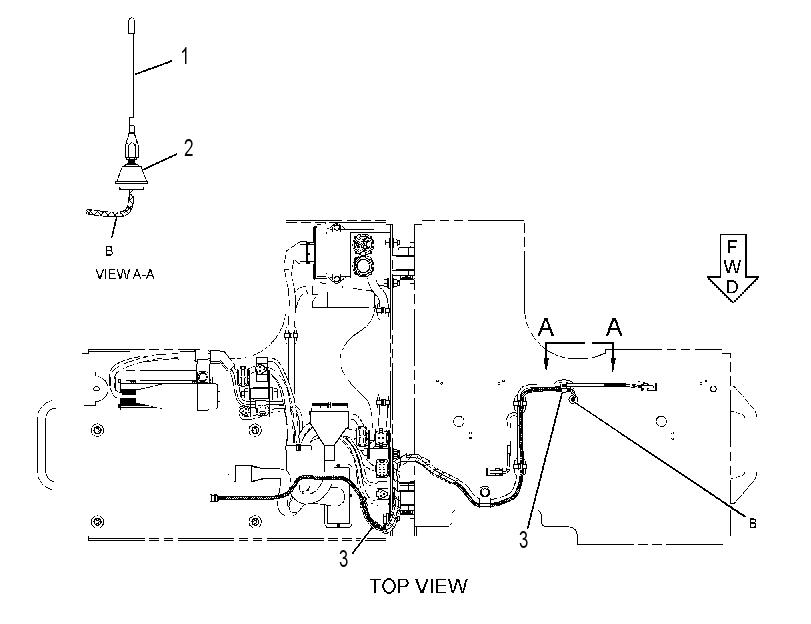 ANTENNA & MOUNTING GP 3290675 CAT