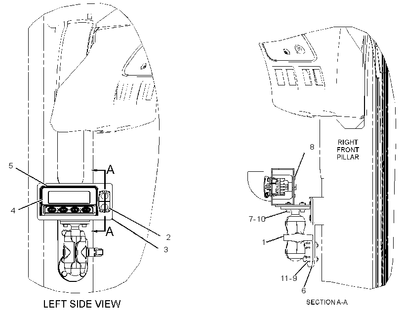 MOUNTING GP-MONITOR 4169361 CAT