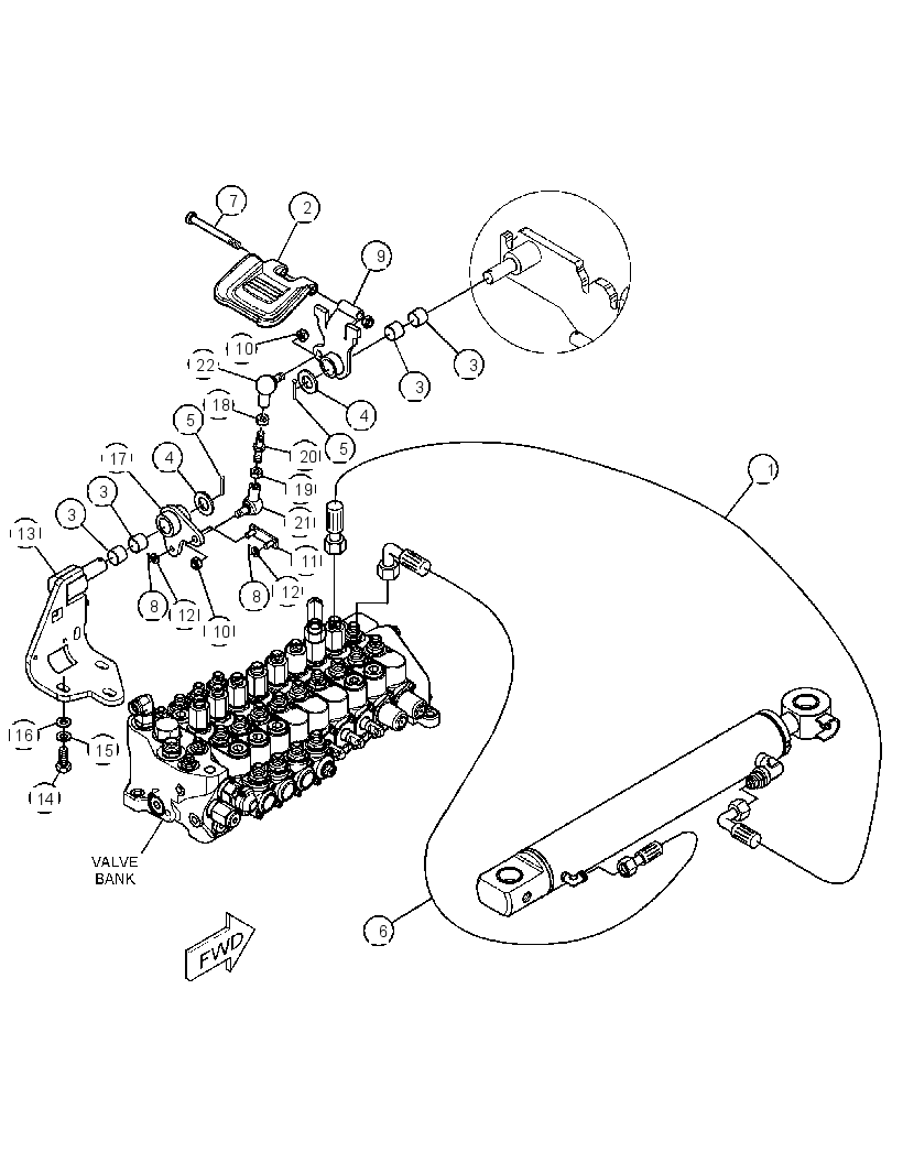 LINES GP-SWIVEL 4368056 CAT