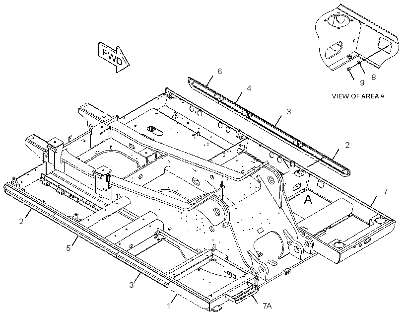 BUMPER GP 4330042 CAT