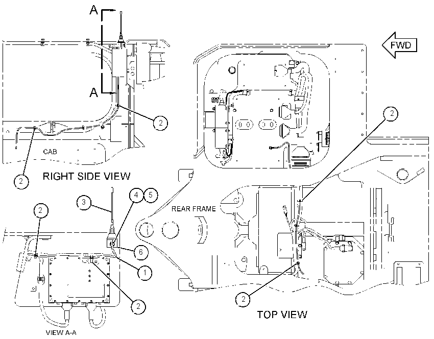 ANTENNA & MOUNTING GP 3386640 CAT