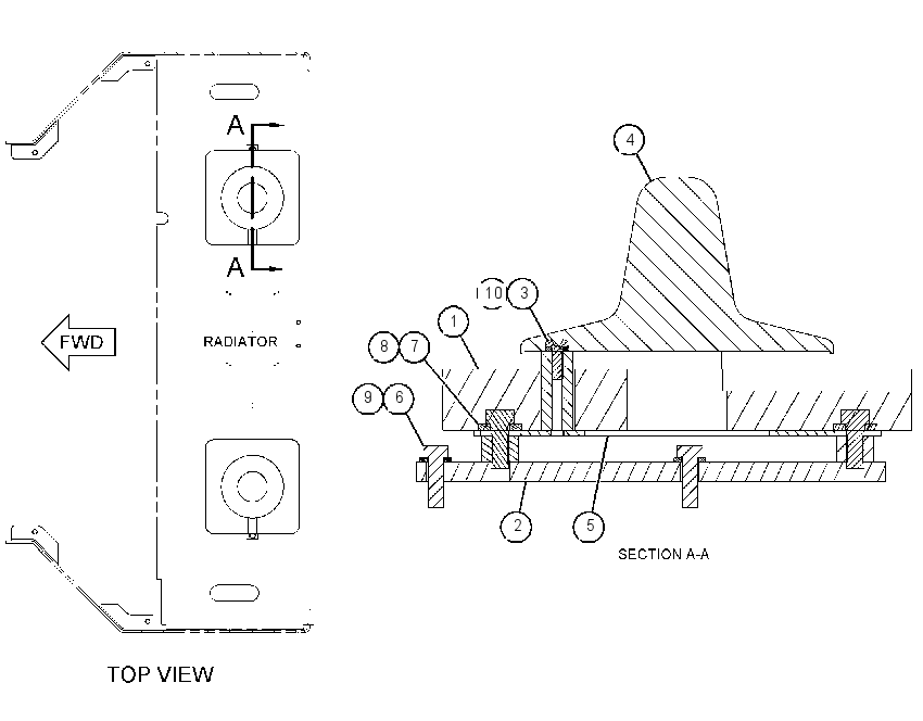 ANTENNA & MOUNTING GP 3386649 CAT