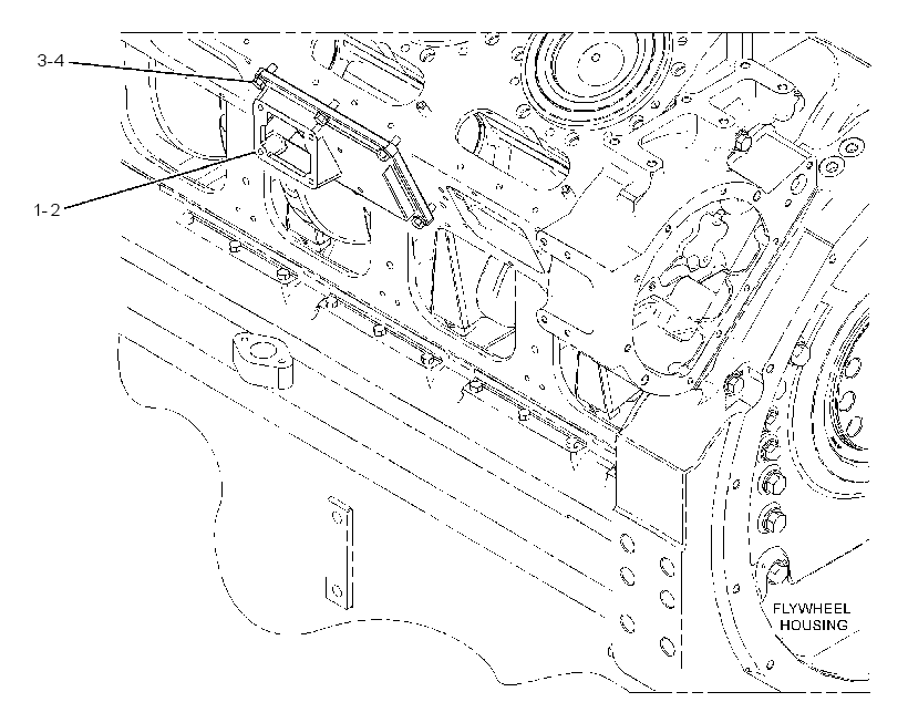 Крышка распредвала 4430614 CAT