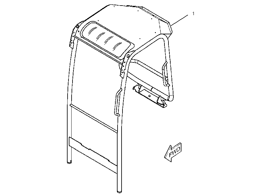 CANOPY GP-OPEN ROPS 4411175 CAT