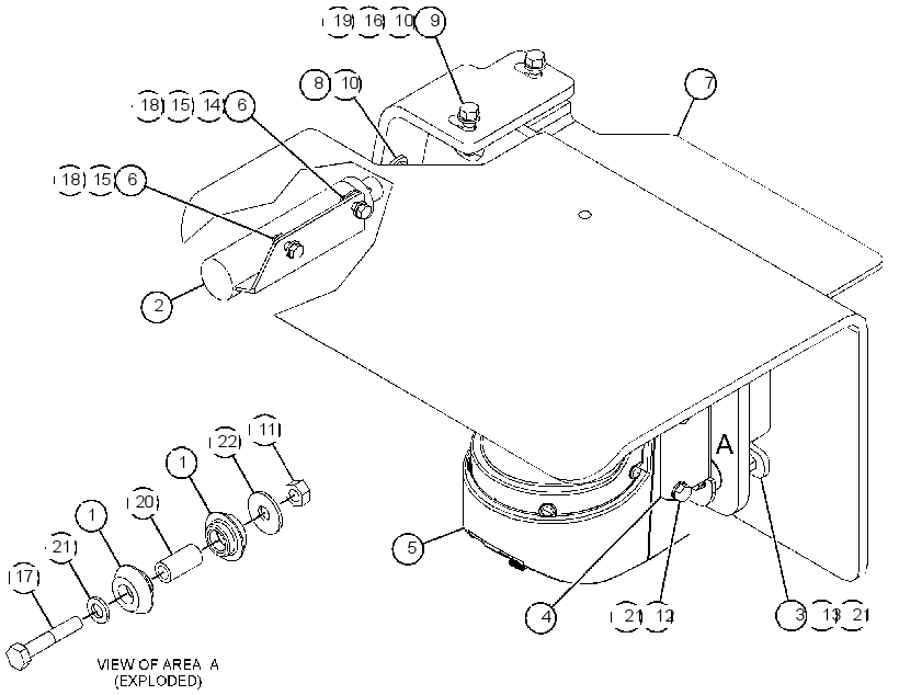 SENSOR & MTG GP-LADAR 4204510 CAT
