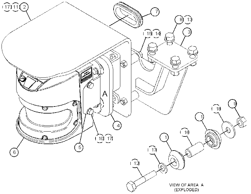 SENSOR & MTG GP-LADAR 4204511 CAT