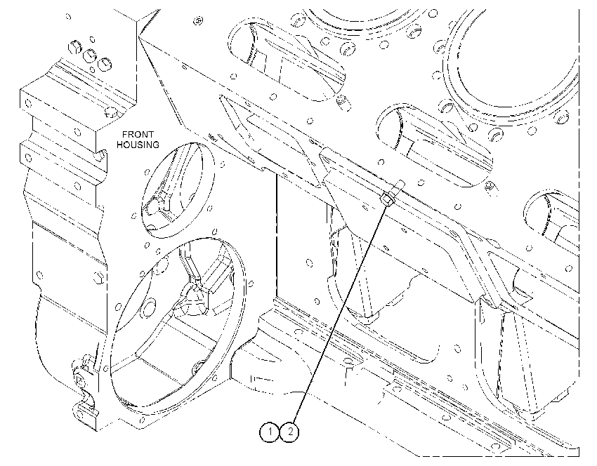 Крепёж крышки распредвала 4302543 CAT