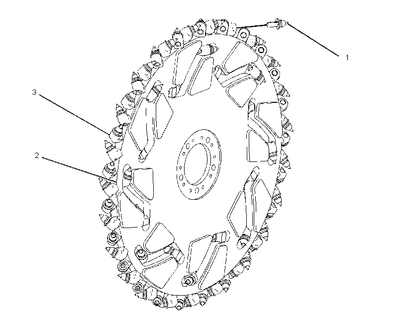 DRUM GP-WHEEL SAW 2289374 CAT