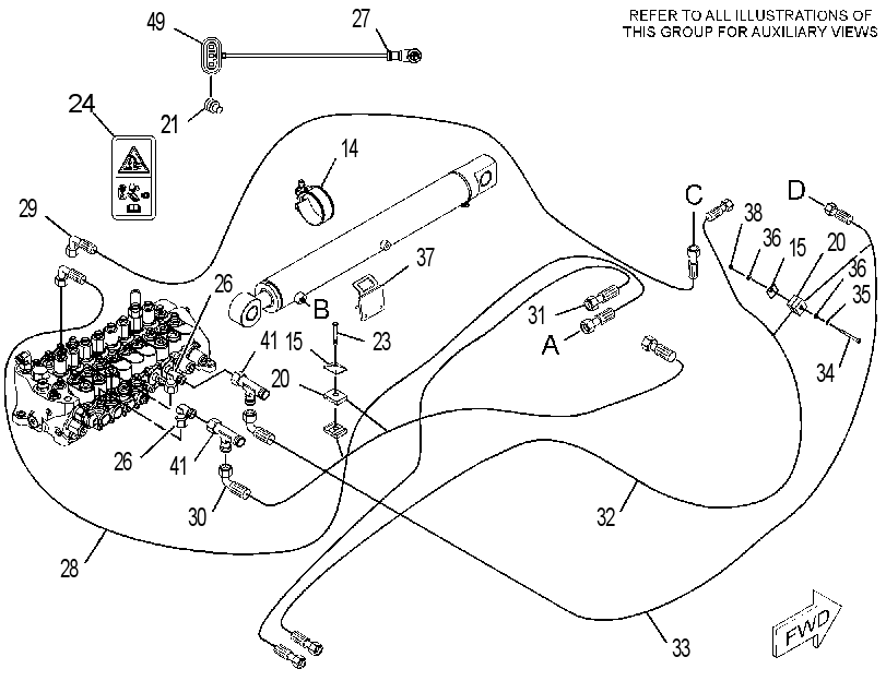 LINES & VALVE GP-CHECK 4398415 CAT