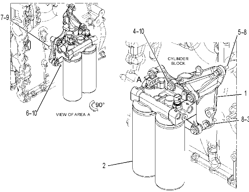 MOUNTING GP-FILTER 4430026 CAT