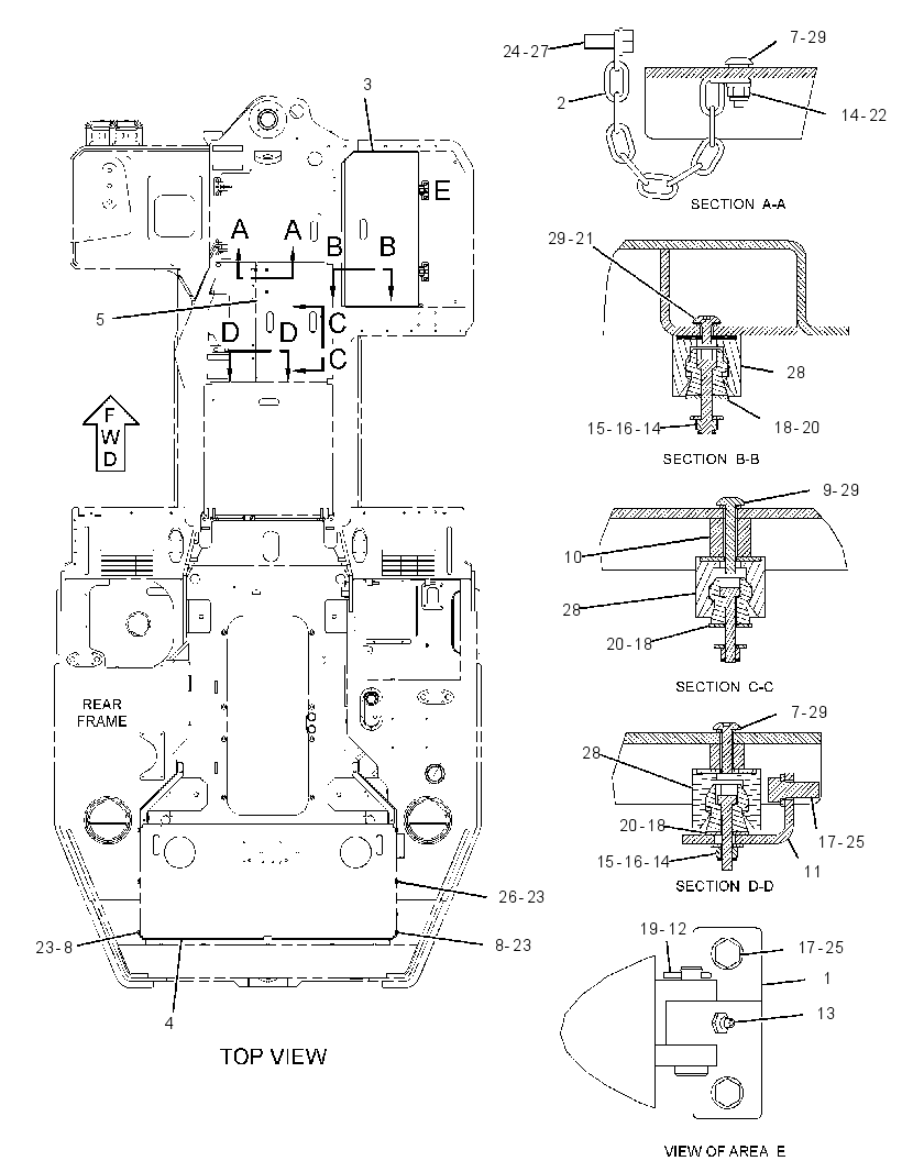 COVER GP-DECK 3430307 CAT