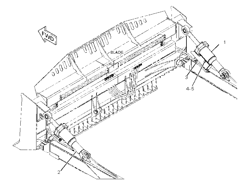 CYLINDER & MTG GP-ANGLE BLADE 3774725 CAT