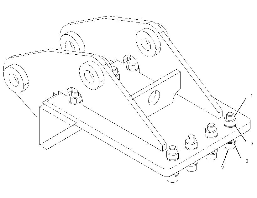 MOUNTING GP-WORK TOOL 4422145 CAT