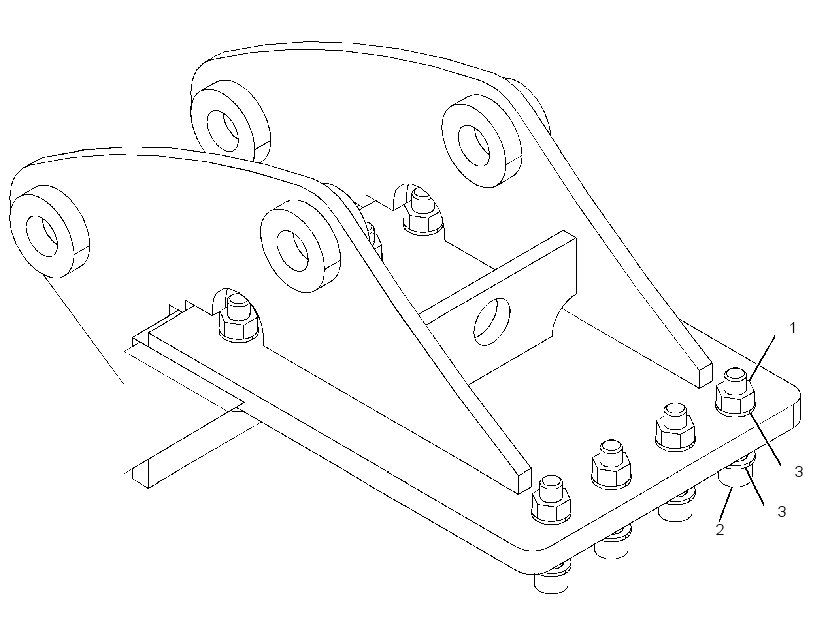 MOUNTING GP-WORK TOOL 4421540 CAT