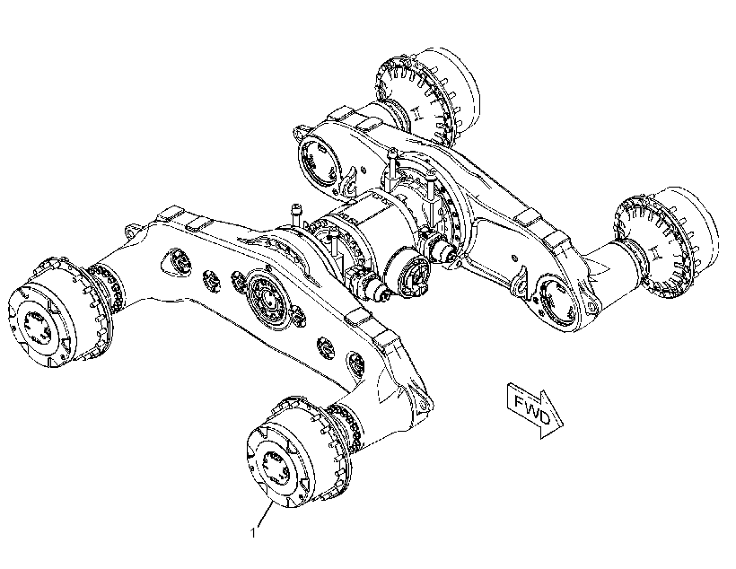 BOGIE GP 4165540 CAT