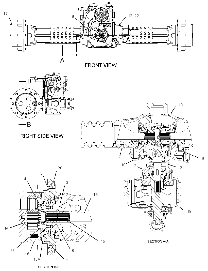 AXLE & TRANSFER DRIVE GP-REAR 2628650 CAT