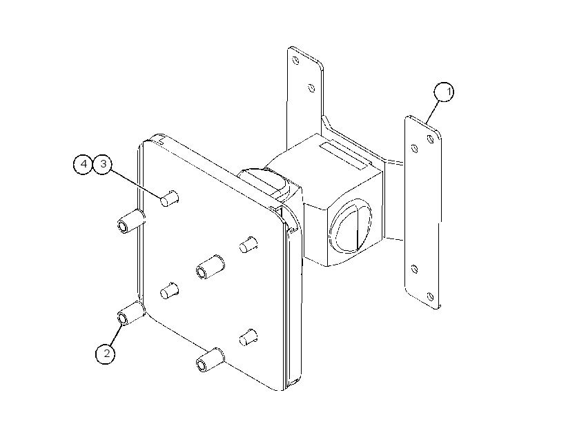 MOUNTING GP-MONITOR 3267023 CAT