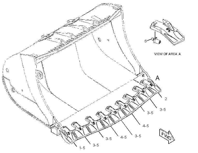 PROTECTOR GP-BUCKET EDGE 3702333 CAT