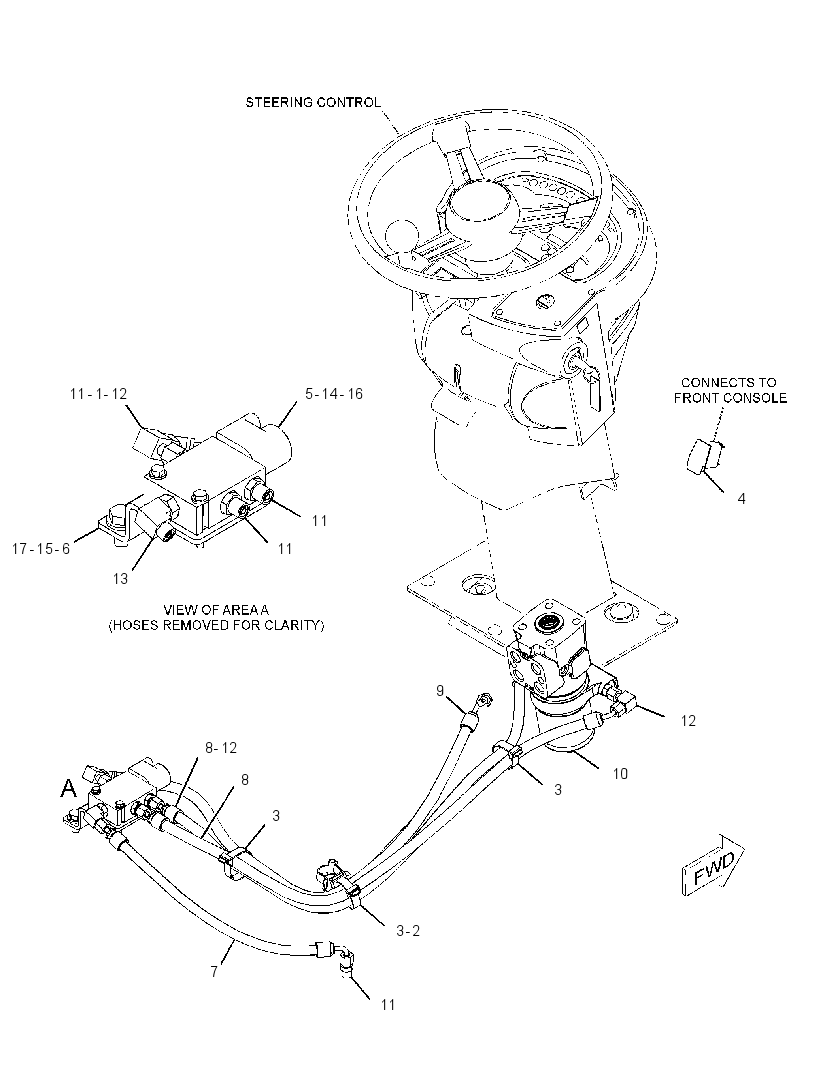 STEERING AR 2949465 CAT