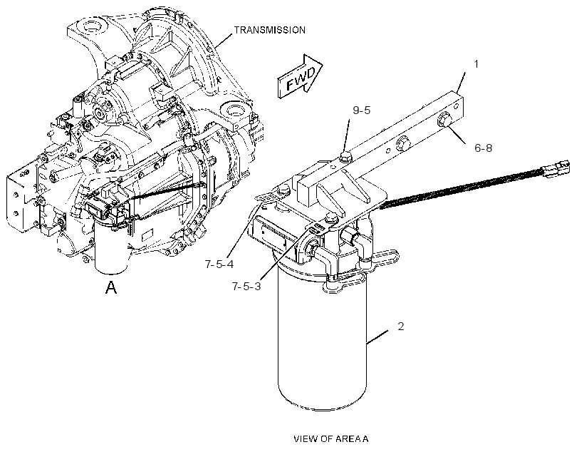 FILTER & MTG GP-TRANSMISSION 3810657 CAT