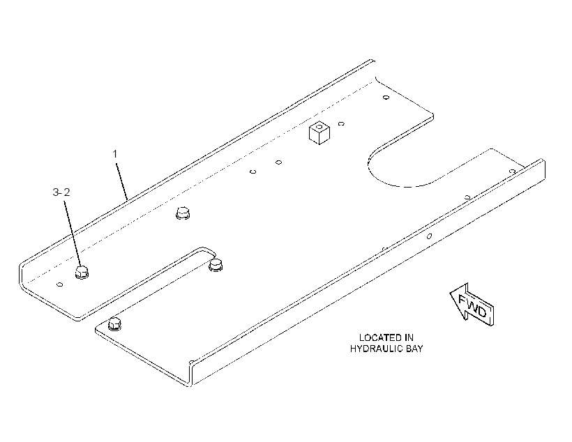 MOUNTING GP-COMPUTER 4350439 CAT