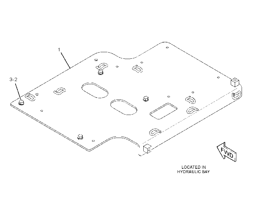 MOUNTING GP-COMPUTER 4351509 CAT