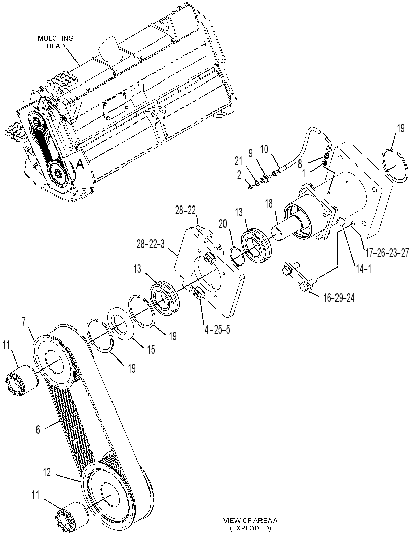 DRIVE GP-MULCHING HEAD 3826212 CAT
