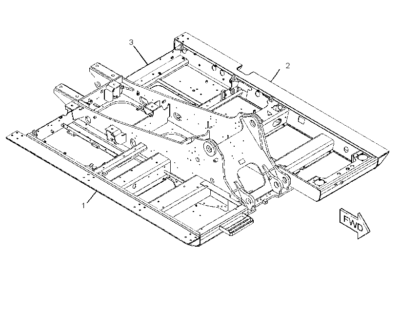 FRAME AS-UPPER 4416981 CAT