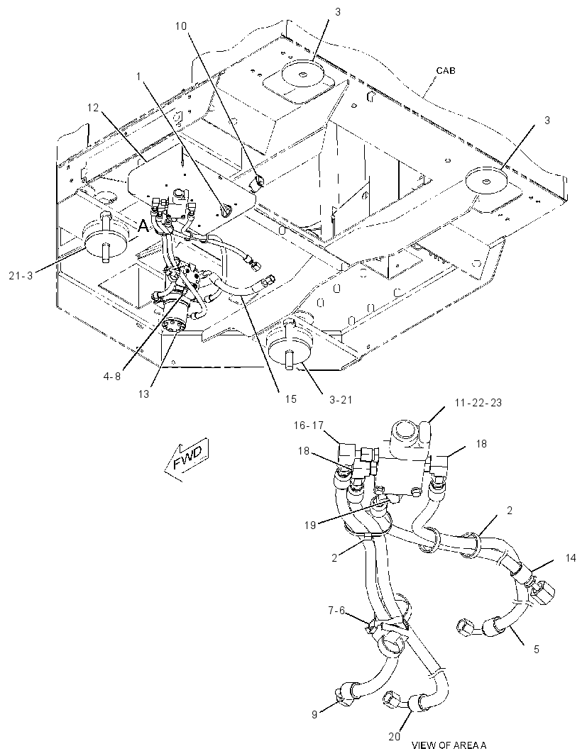 STEERING AR 3577416 CAT