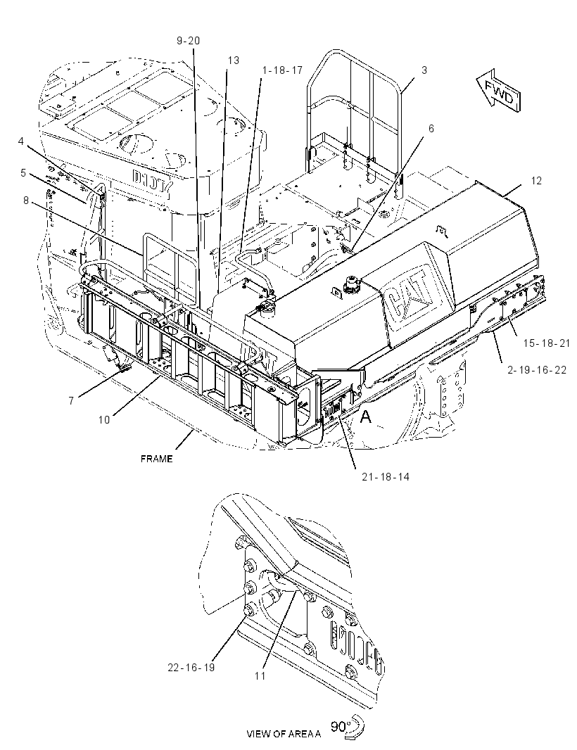 LADDER AR 3716925 CAT