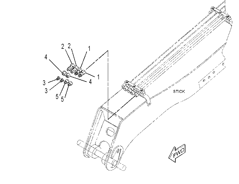 ADAPTER GP-WORK TOOL 4340887 CAT