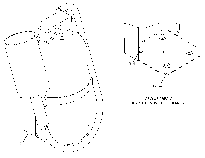 FIRE EXTINGUISHER GP 3848267 CAT
